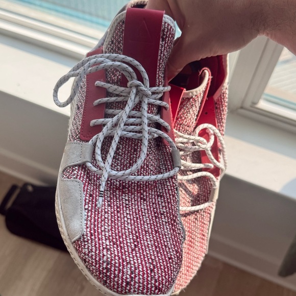 $159 NEW! - Adidas Pharrell Scarlet - Tennis HU v2 - 10.5 - Picture 2 of 12